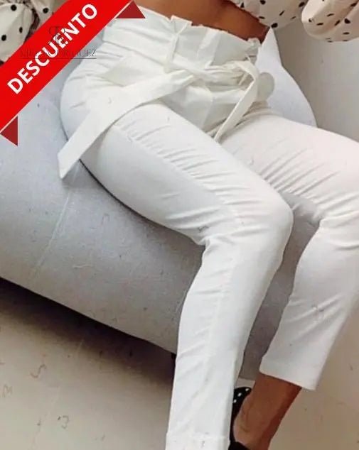 Pantalón Malta Blanco - KIKE RODRIGUEZ