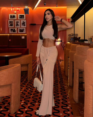 Set Euphoria nude elegante para mujer, conjunto moderno y sofisticado – KIKE RODRÍGUEZ