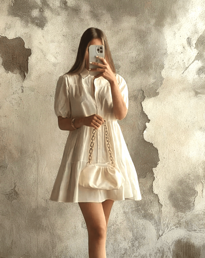 Vestido Alexandra Blanco - KIKE RODRIGUEZ