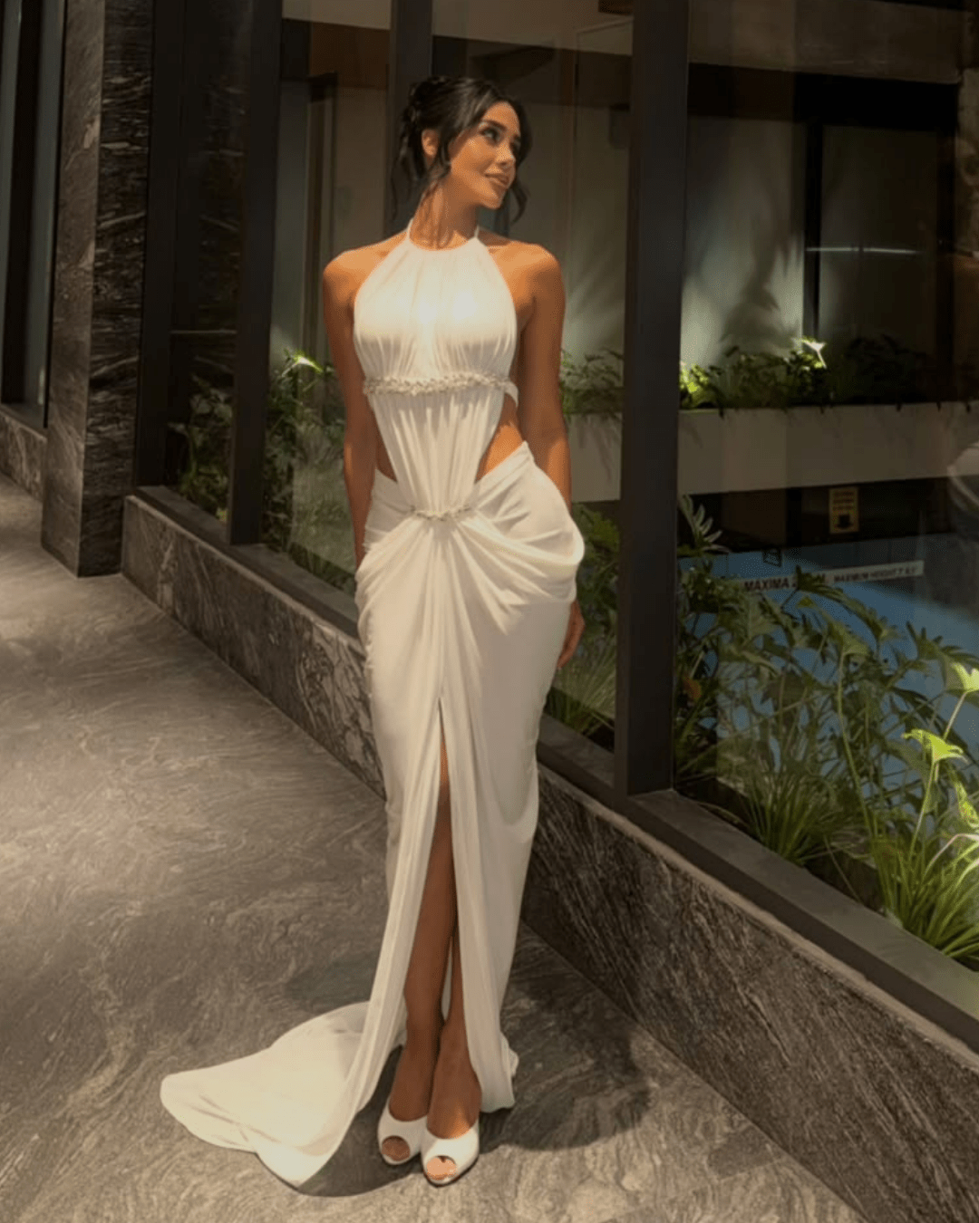 Vestido Crystal Blanco - KIKE RODRIGUEZ