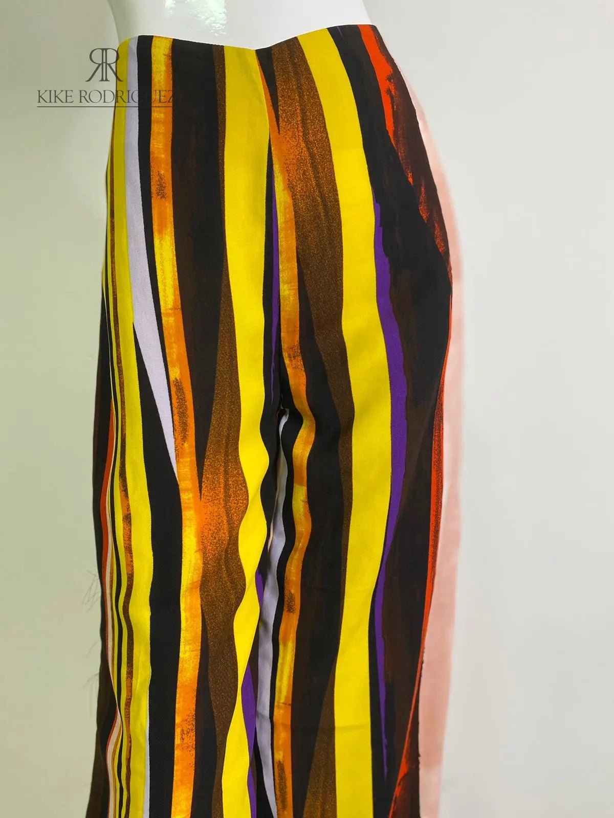 Pantalón Acuarelas Amarillos - KIKE RODRIGUEZ