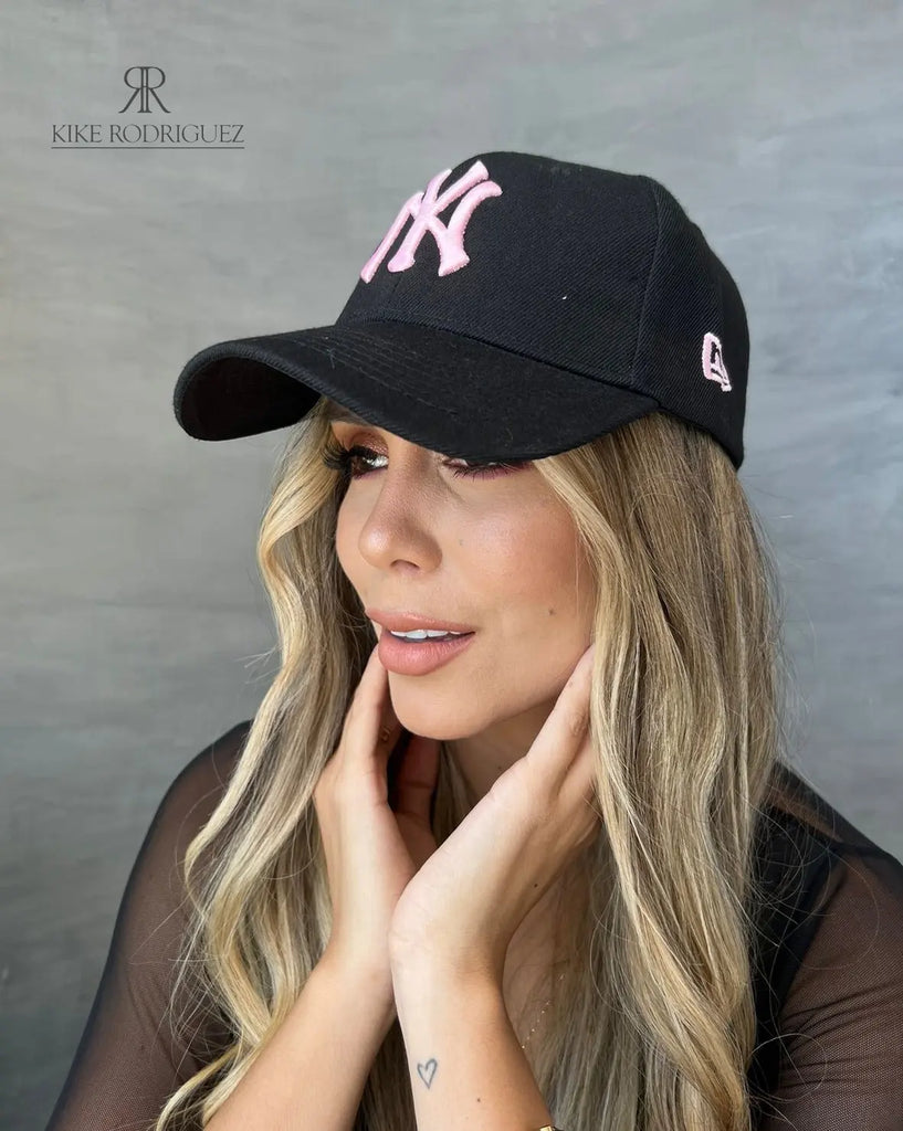 Baseball Cachucha De Los Yankees Negra Gorra Negra New York