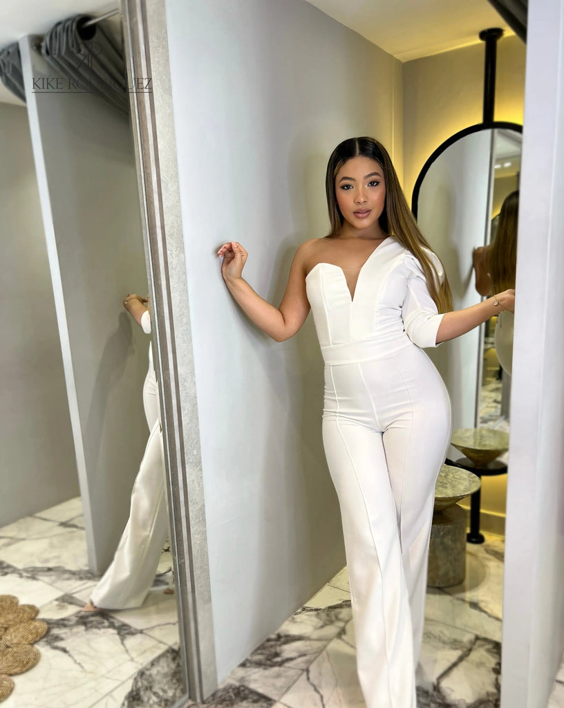 Enterizos Blancos Modelos De Enterizos Largos 2019 Pinterest Moda - Main Image